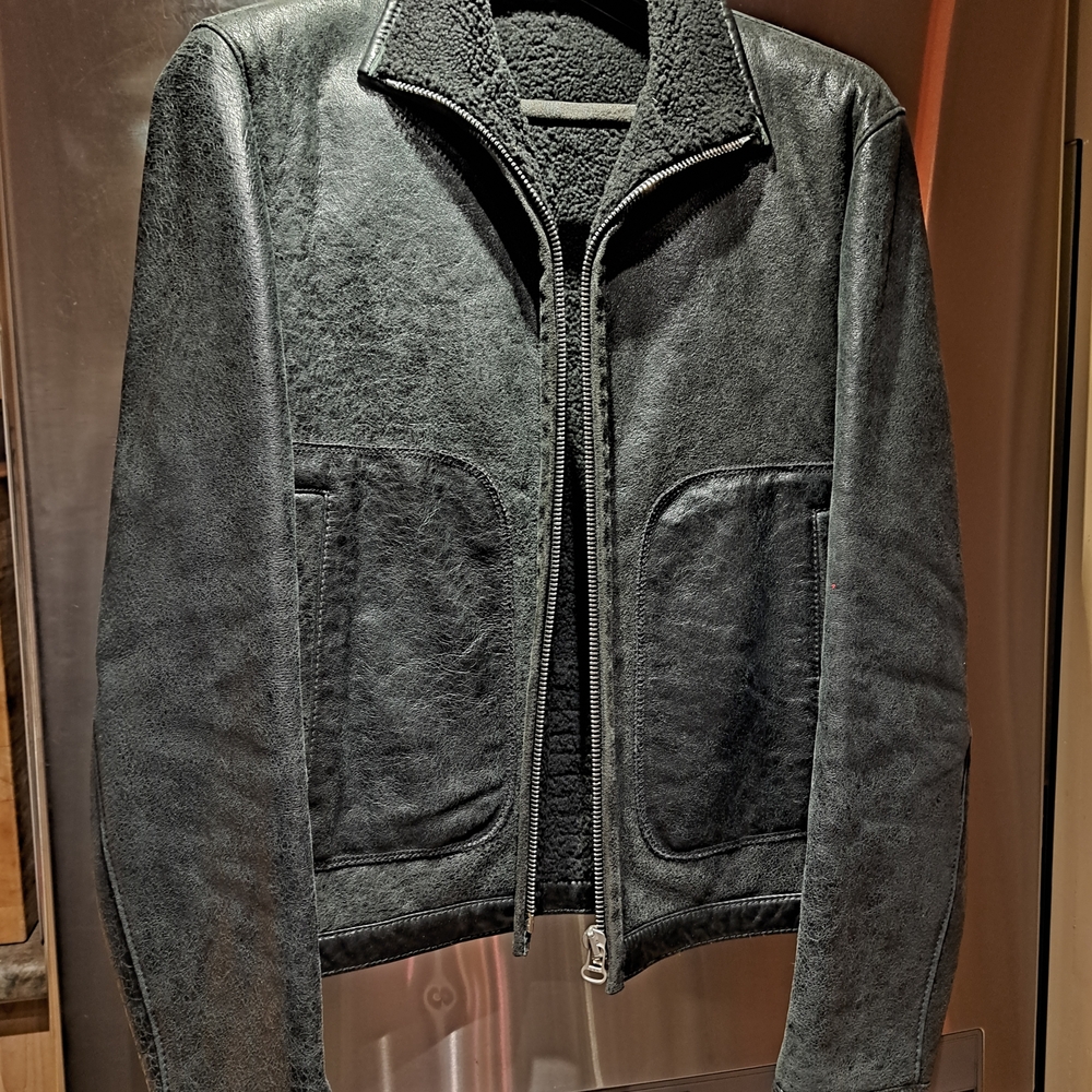 Boss Black Shearling Jacket